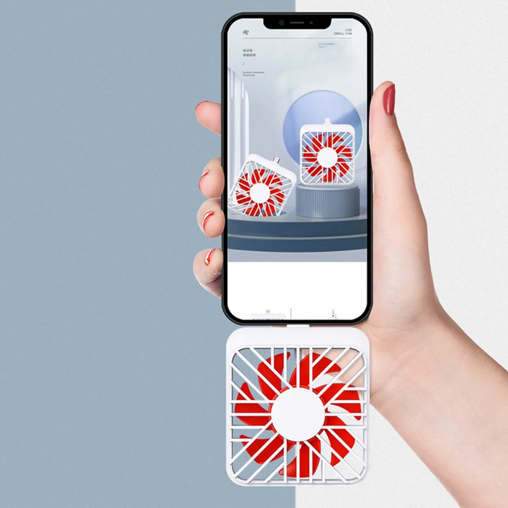 Мини-вентилятор портативный вентилятор с сетчатой крышкой ручной охлаждающий