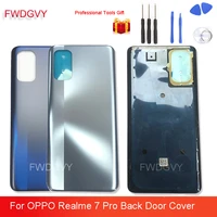 6 4 original new for oppo realme 7 pro rmx2170 back door cover rear battery housing case replace repair parts