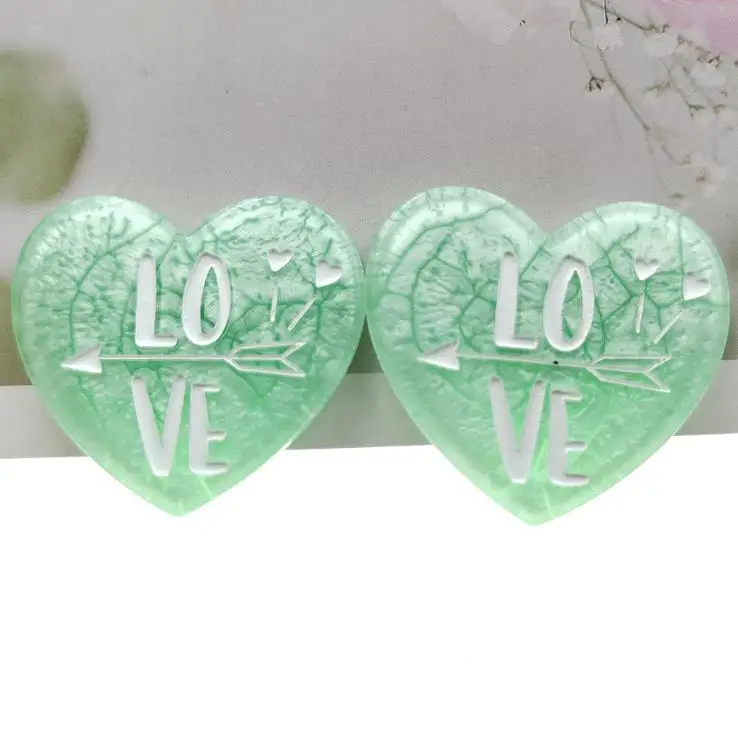 

Flatback Resin Adorable Glitter Kawaii love Heart for Crafts Making, DIY Cabochons Scrapbook Crafts Decoration