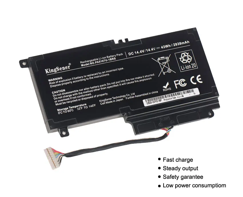 KingSener PA5107U PA5107U-1BRS Батарея для Toshiba Satellite L45 L45D L50 S55 P55 L55 L55T P50 P50-A P55 S55-A-5275 S55-A5294
