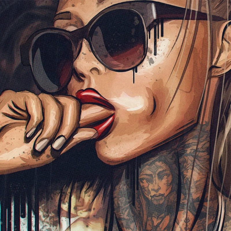 Холст абстрактная живопись wall art минималистский HD определённых героев для