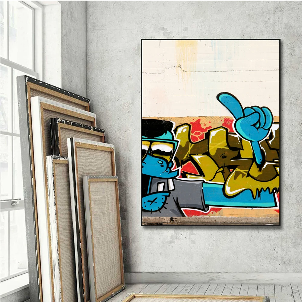 

Frames Wall Decor Nordic Abstract HD Anime Poster Home Decorative Painting Room Decoration Canvas Painting Wall Art