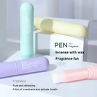 1 шт. портативный твердый парфюм, легко носить с собой, стойкий свежий светильник аромат, длительный аромат, портативный твердый парфюм