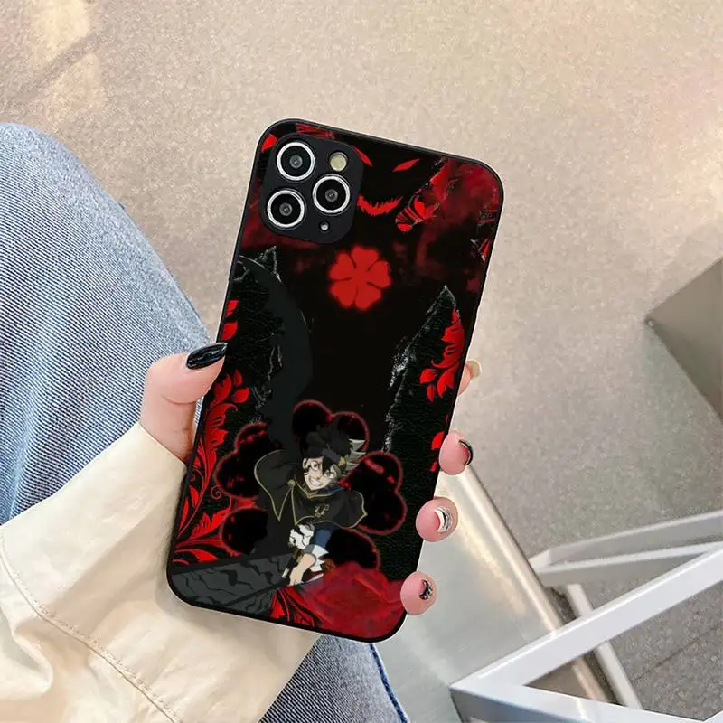 

Black Clover Anime Asta Phone Case Phone Cover Case for iphone 12 Mini SE 2020 5 5S 6 6S Plus 7 8 Plus X XR XS 11 Pro Max