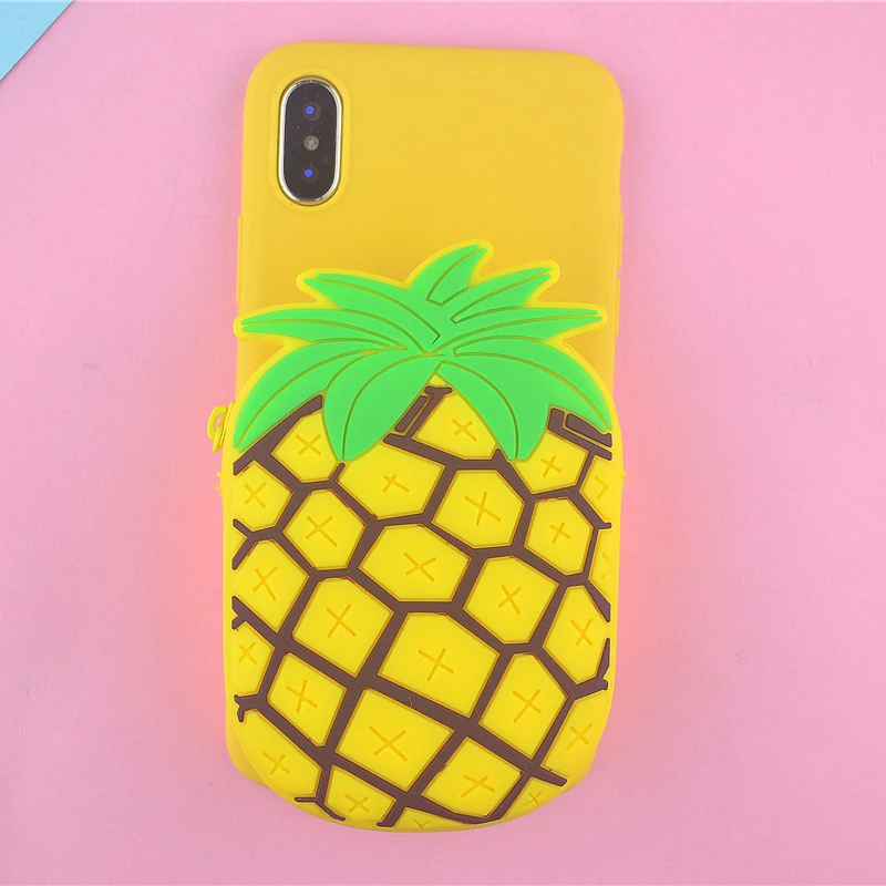 Для Xiaomi A3 Redmi 4A 4x 5A 5 Plus 6A 7A 8A K20 K30 Note 6 7 8 9 Pro чехол бумажник с ананасом авокадо мягкий