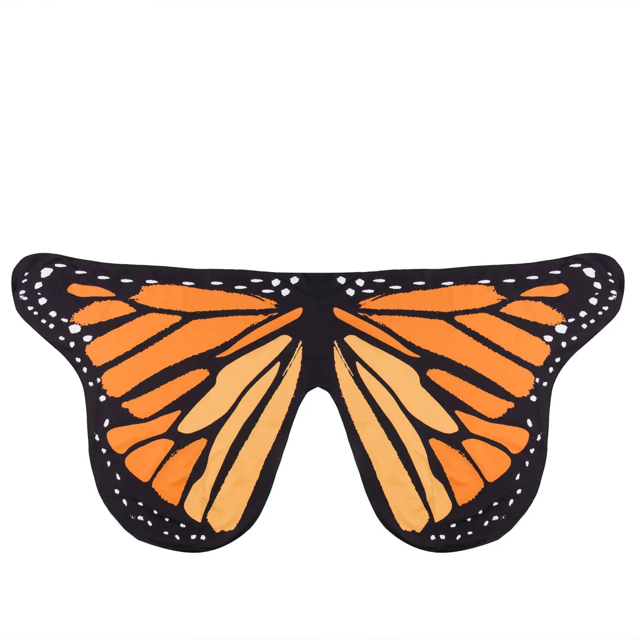 Женский шарф для Хэллоуина Пашмина накидка с крыльями бабочки павлиний