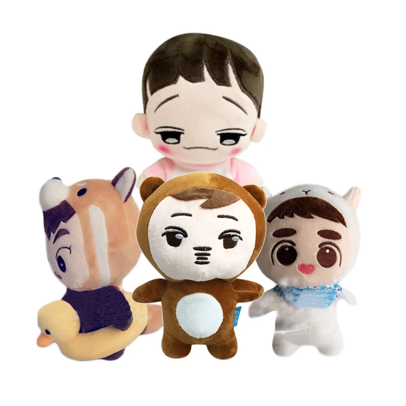 Корея Kawaii Плюшевые куклы мощная плюшевая игрушка мягкая кукла ручной работы PP Хлопок Плюшевые куклы с одеждой мультфильм коллекция поклонников подарок