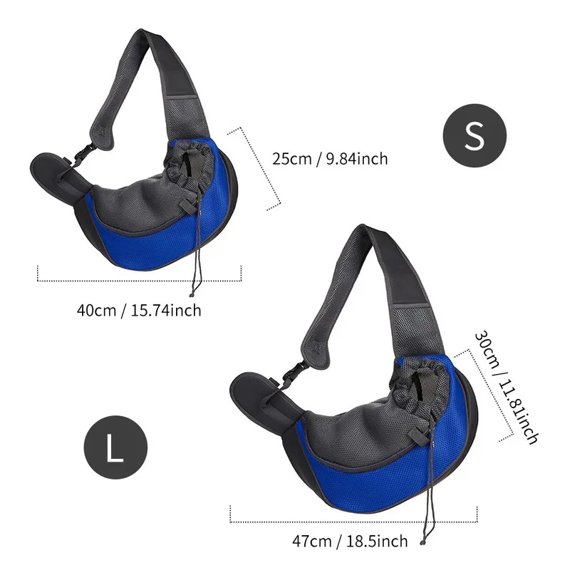 

Pet Carrier Dog Cat Sling Single Shoulder Bag Carrier Bags for Small Pets Dog Front Chest Carrier Outdoor Travel Hands-Free Bag