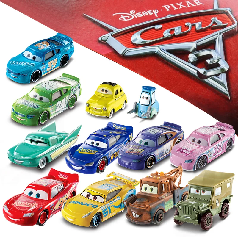 

Disney Mini Pixar Cars 3 Lightning McQueen DocHudson Model Car Diecast Vehicle Metal Alloy Cars Cool Kids Toys Children's Gift