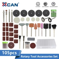 xcan 105pcs rotary tool accessory 105pcs 183 175mm shank polishing sanding cutting for dremel rotary tools