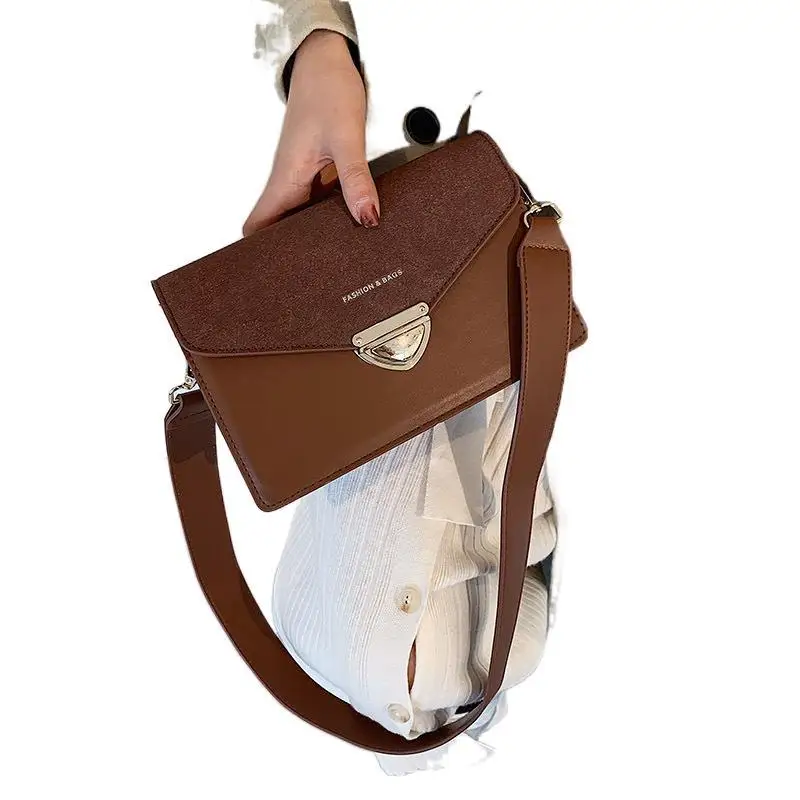 

Women's 2021 new messenger bag autumn and winter fashion single shoulder small square