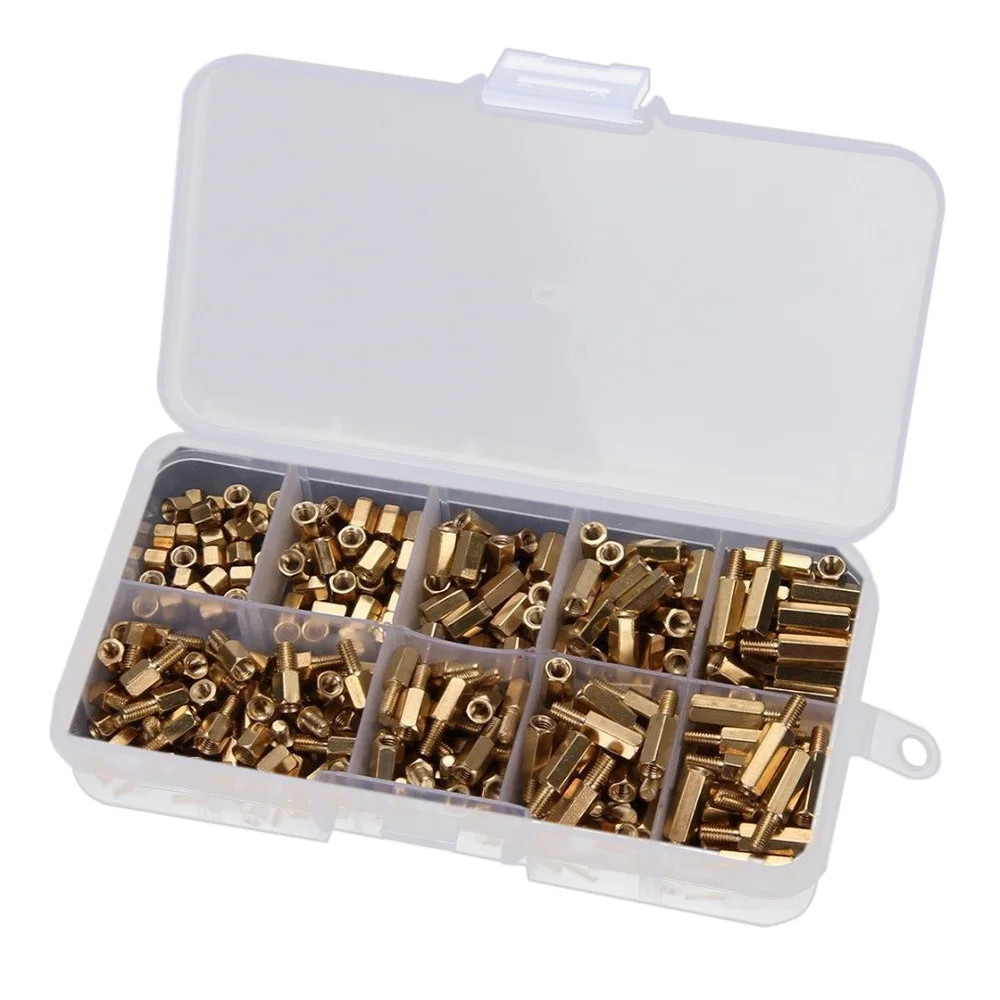 

Yellow M3 Brass Standoff Spacer Hex Hexagonal 3mm Nuts Screw Pillars Tool New