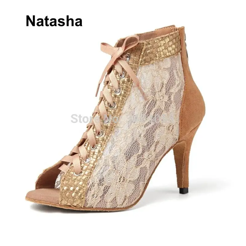 Танцевальные ботинки на высоком каблуке для женщин и взрослых|Обувь танцев| |