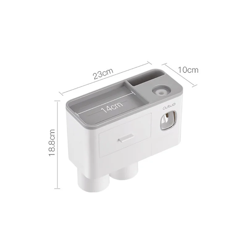 

Magnetic Adsorption Inverted Toothbrush Holder Automatic Toothpaste Squeezer Dispenser Storage Rack Bathroom Accessories Home