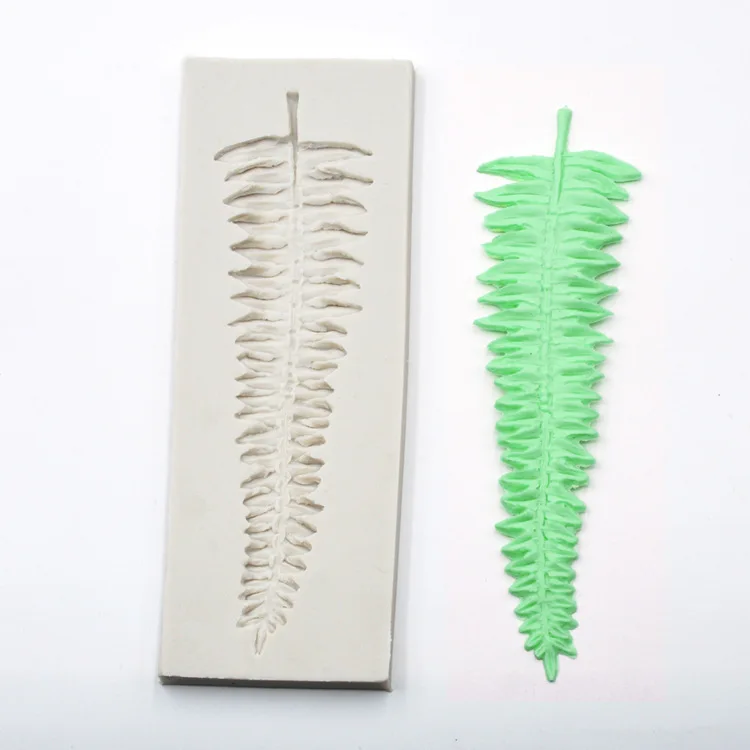 Силиконовая форма для торта с листьями папоротника в тропическом лесу