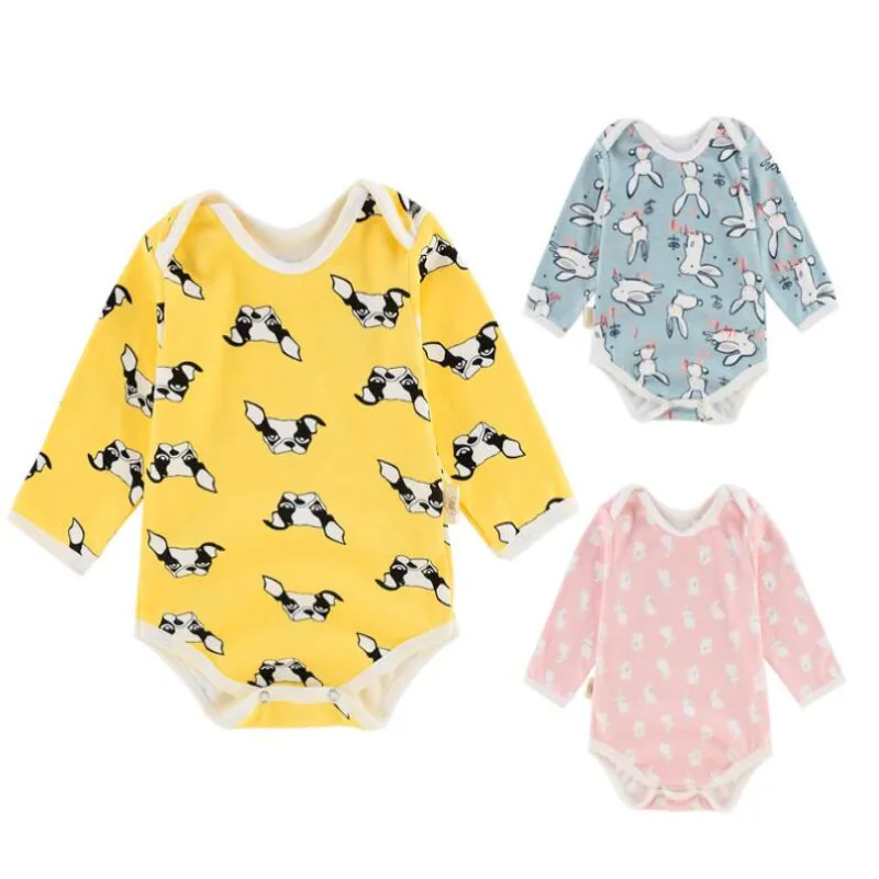 Для маленьких девочек комбинезон для мальчиков комплект осенней одежды