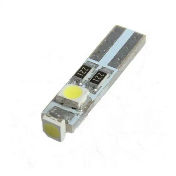 

10x T5 Светодиодная лампа Tacho 3 X 1210SMD лампочка ручка свет Спидометр сигнал Белый