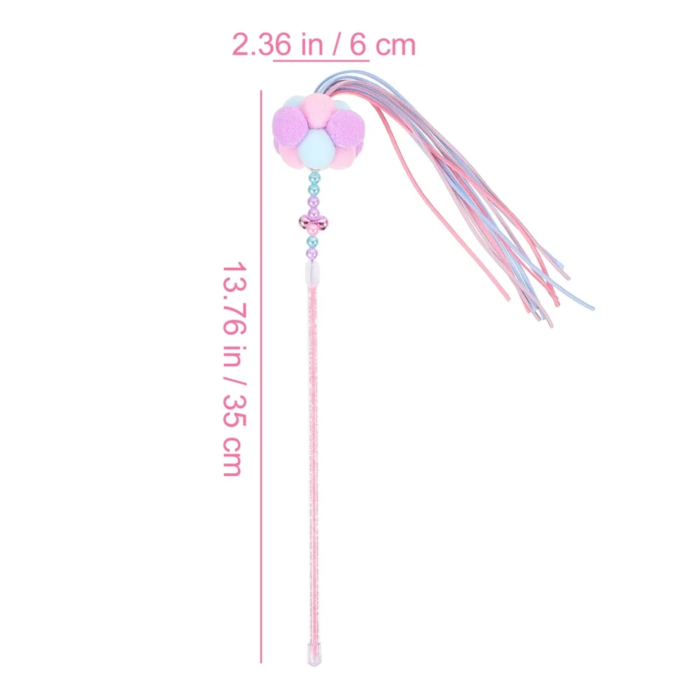 

3Pcs Adorable Cat Teaser Stick Wand Toys Kitten Funny Interactive Exercise Toys