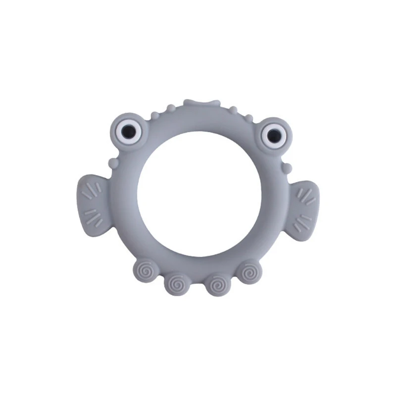 Силиконовый чехол с мультяшными рыбками для боковых зубов облегчение боли