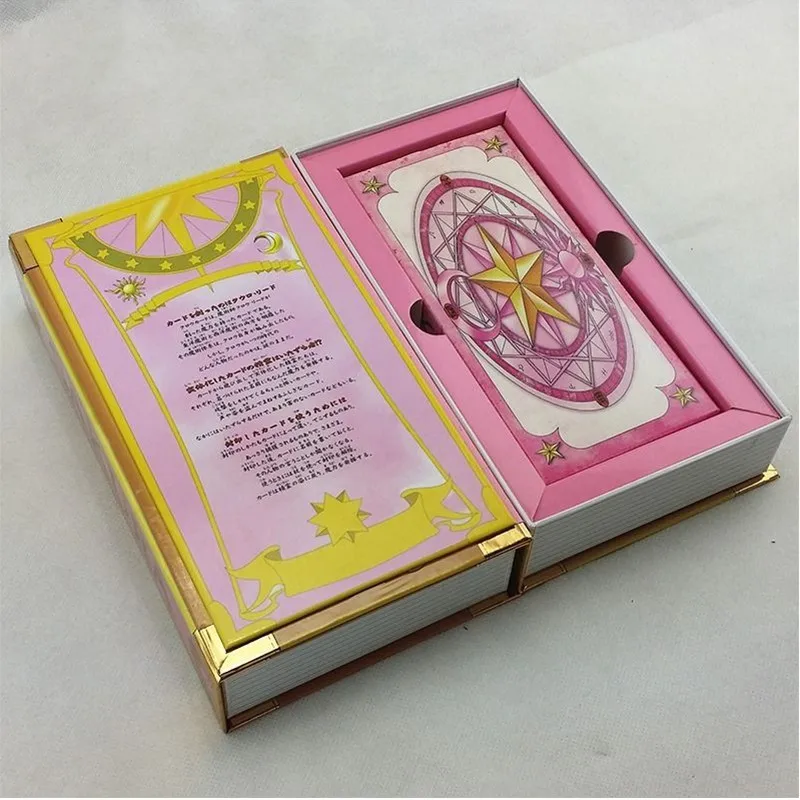 56 шт./компл. аниме розовый карточный чехол искусственная кожа с розовой волшебной