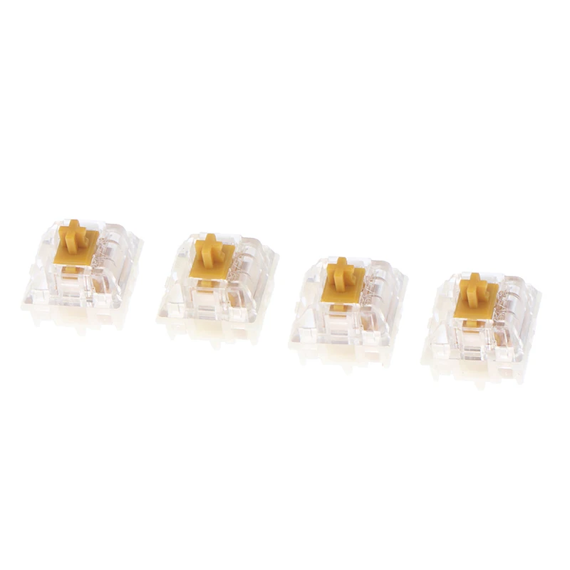 

4pcs/lot U4T RGB Version Thocky Switch Clear Top Mechanical Keyboard Switch 5pin