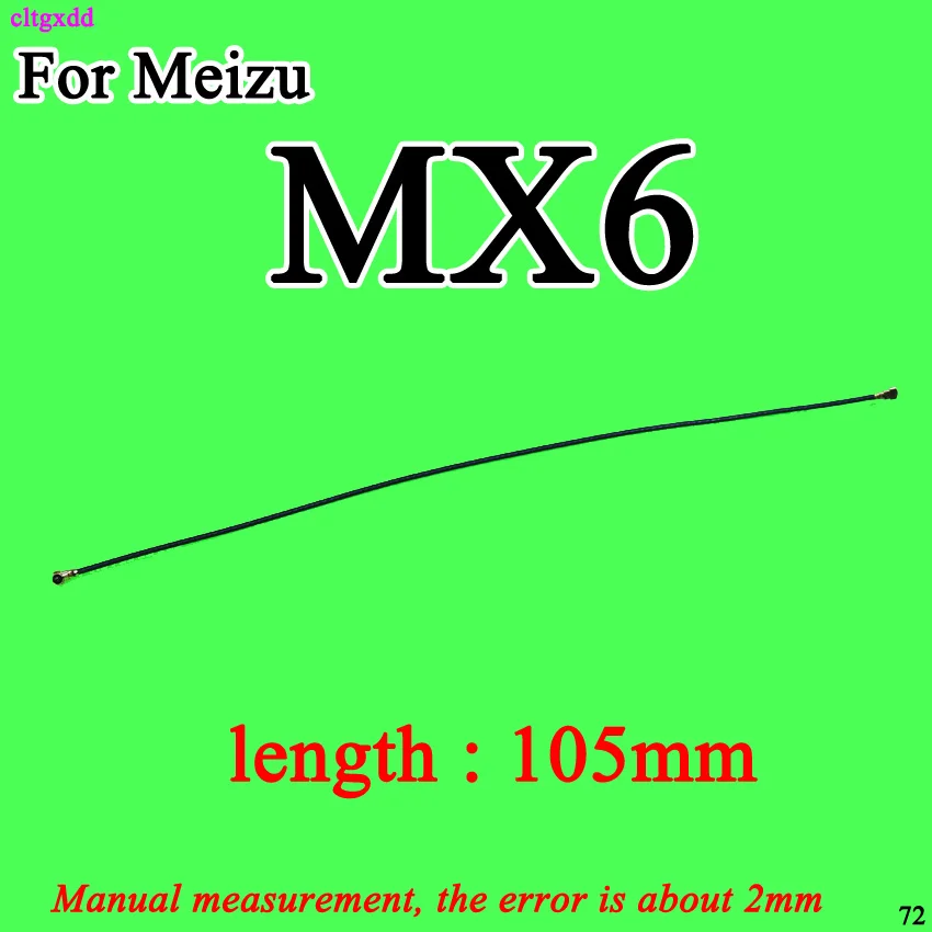 Cltgxdd антенна Wifi сигнальный гибкий кабель-провод Лента для Meizu MX4 MX5 MX6 Pro 5 6 M3 M3S M5 M5S M6 M2 Примечание U10 U20