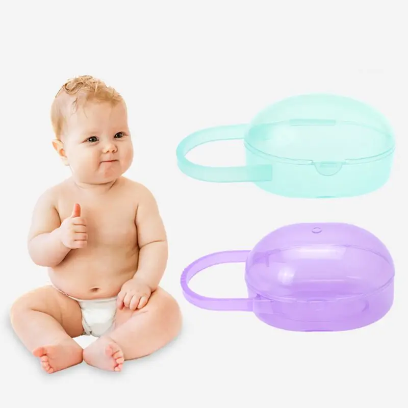 Контейнер для детских сосков портативный чехол переноски с прорезывателем