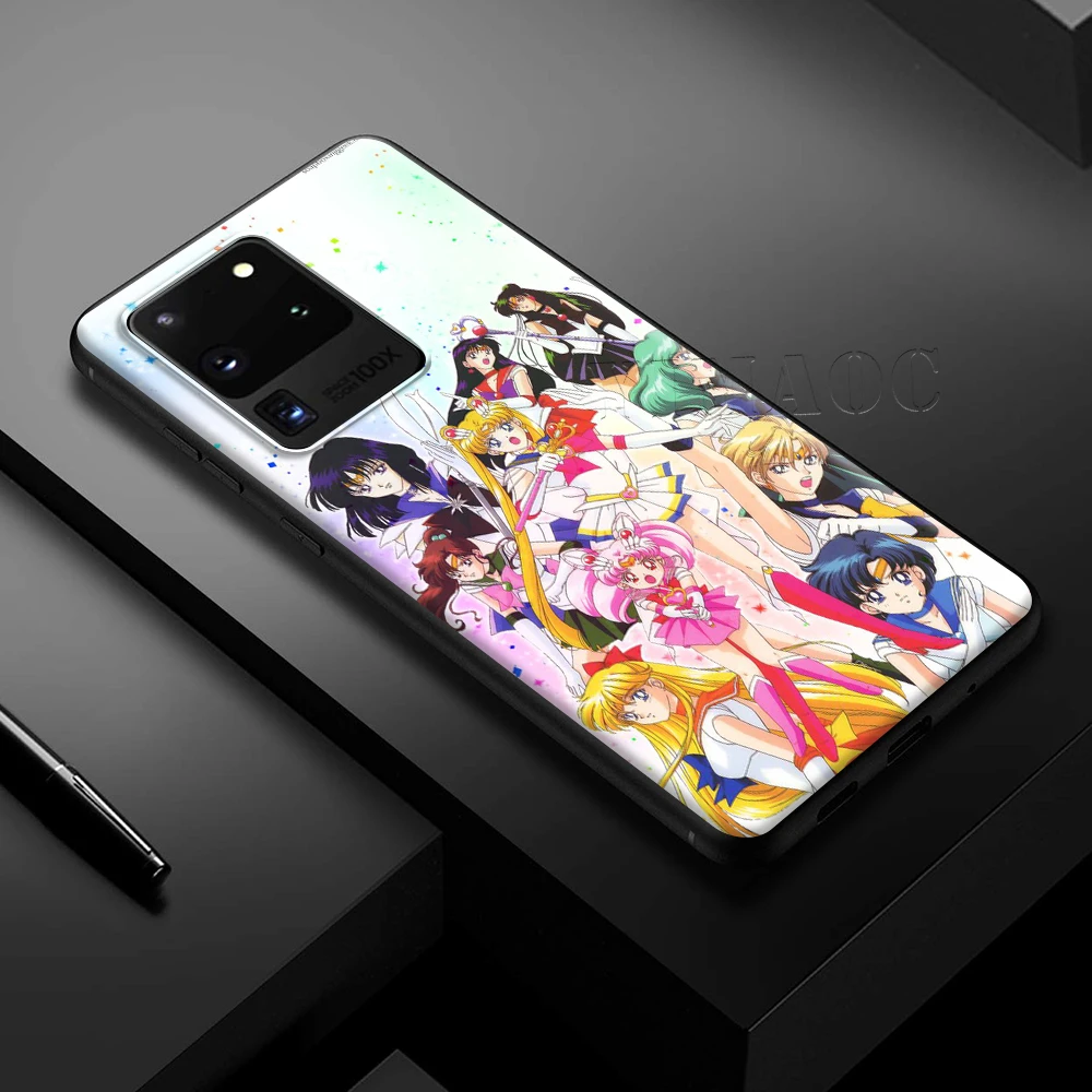 Мягкий силиконовый чехол YIMAOC Sailor Moon для Samsung Galaxy S6 S7 S10e Edge S8 S9 Plus A3 A5 A6 A7 A8 A9 J6 Note 8 9