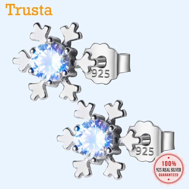 Женские серьги гвоздики из серебра 100% пробы с фианитом|earrings gift|fashion stud earringsstud earrings