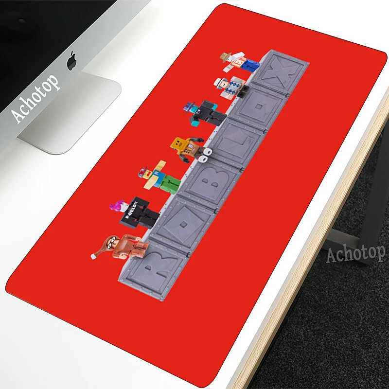 

Game Robloxes Keyboard Mouse pad Tablet HyperX Gamer 800X300mm Desk Mat Alfombrillas de ratn XL Rubber Mini Anime mousepad Mats