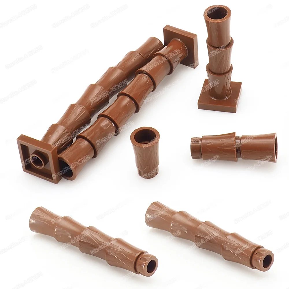 Модели деревьев ствол пальмы детали конструктора МОК вид на улицу сборные