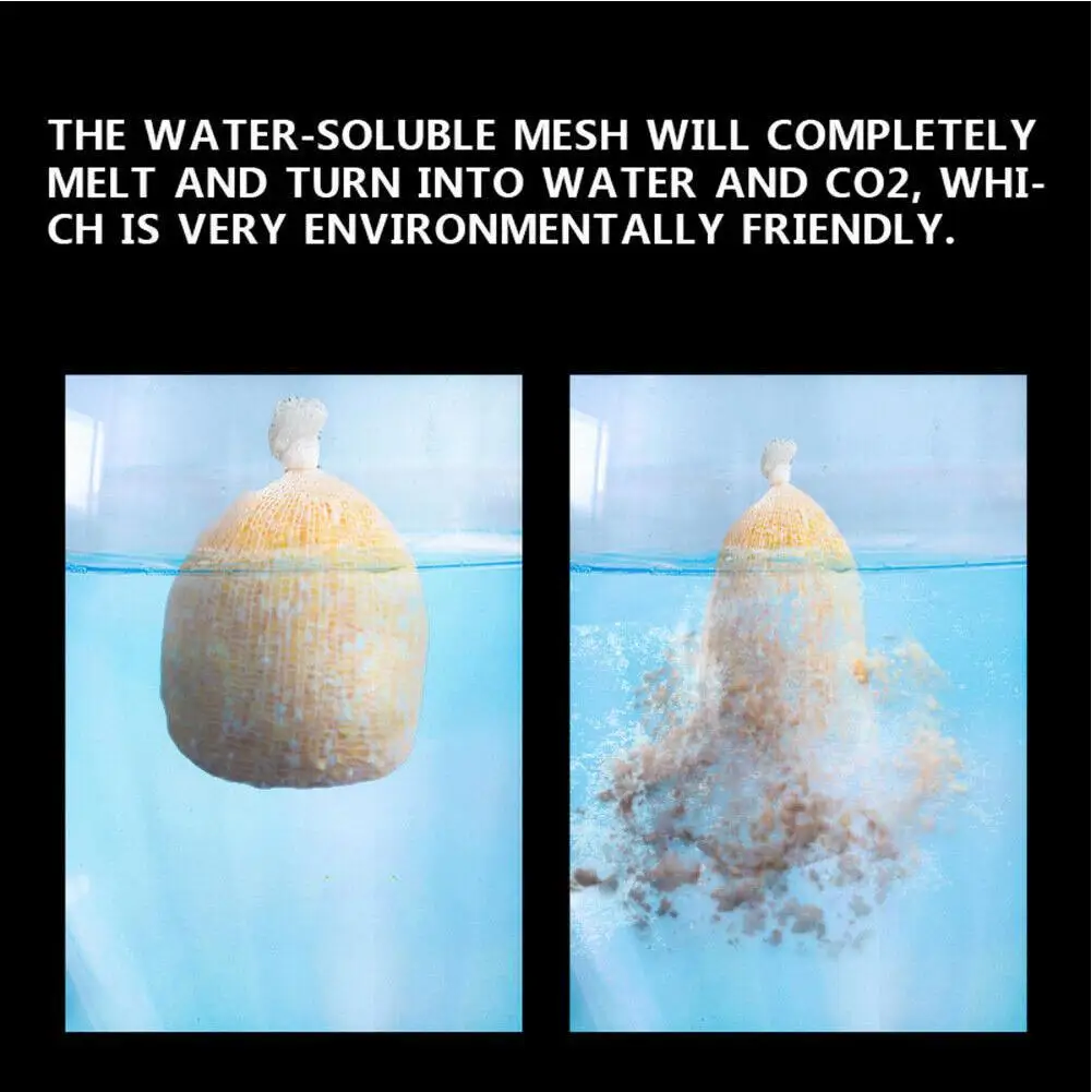 

Water Soluble Net PVA Mesh Soluble Fishing Nets Carp Nest Feeder Soluble The To In Trap Bait Beat Water Fishing Nets Bag T0F9