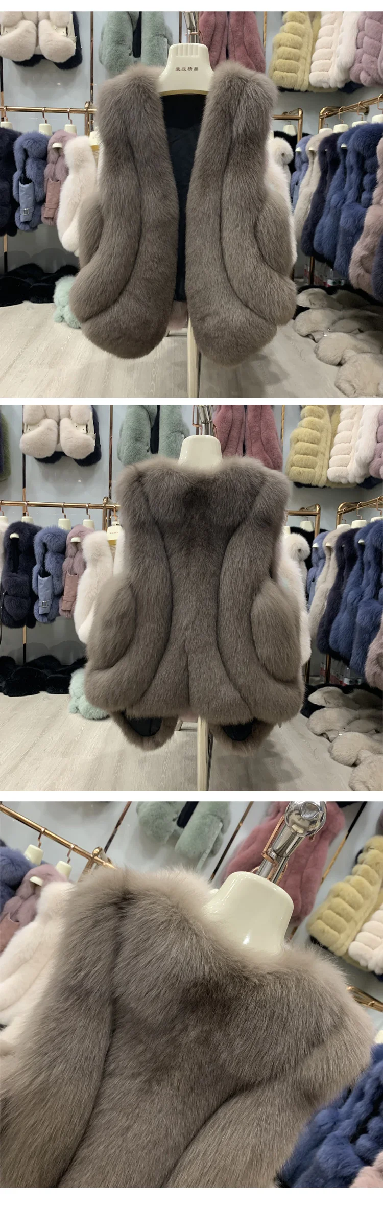 Tatyana FURCLUB жилет из натурального Лисьего меха дизайн женская меховая куртка из натурального Лисьего меха Зимний короткий жилет