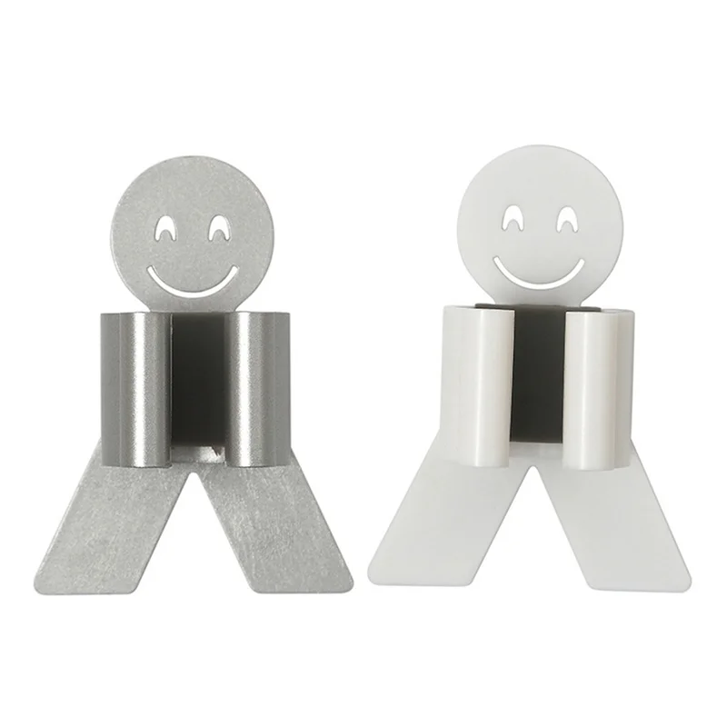 1 предмет с улыбающимся лицом Швабра Метла держатель стойки Удар Бесплатная