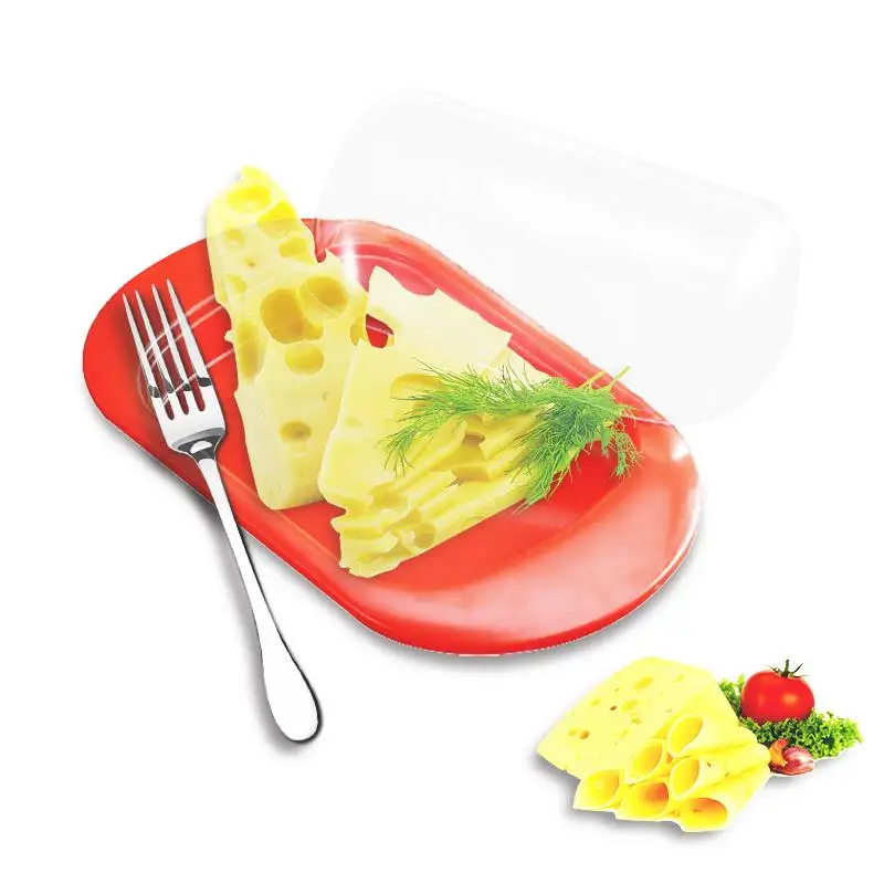 

Butter Dish With Lid Butter Container Cake Carrier Cheese Plate Cheesecake Tray Butter Holder With Transparent Cover Keep Fresh