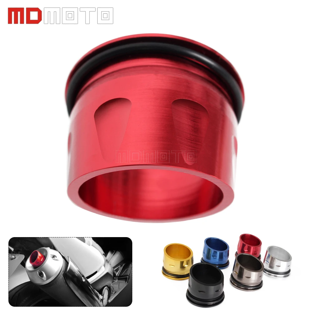 

Алюминиевый глушитель выхлопной трубы CNC для Yamaha T-max 530 T MAX TMAX 530 TMAX 500 2012-2016 T MAX Custom, крышка наконечника выхлопной трубы