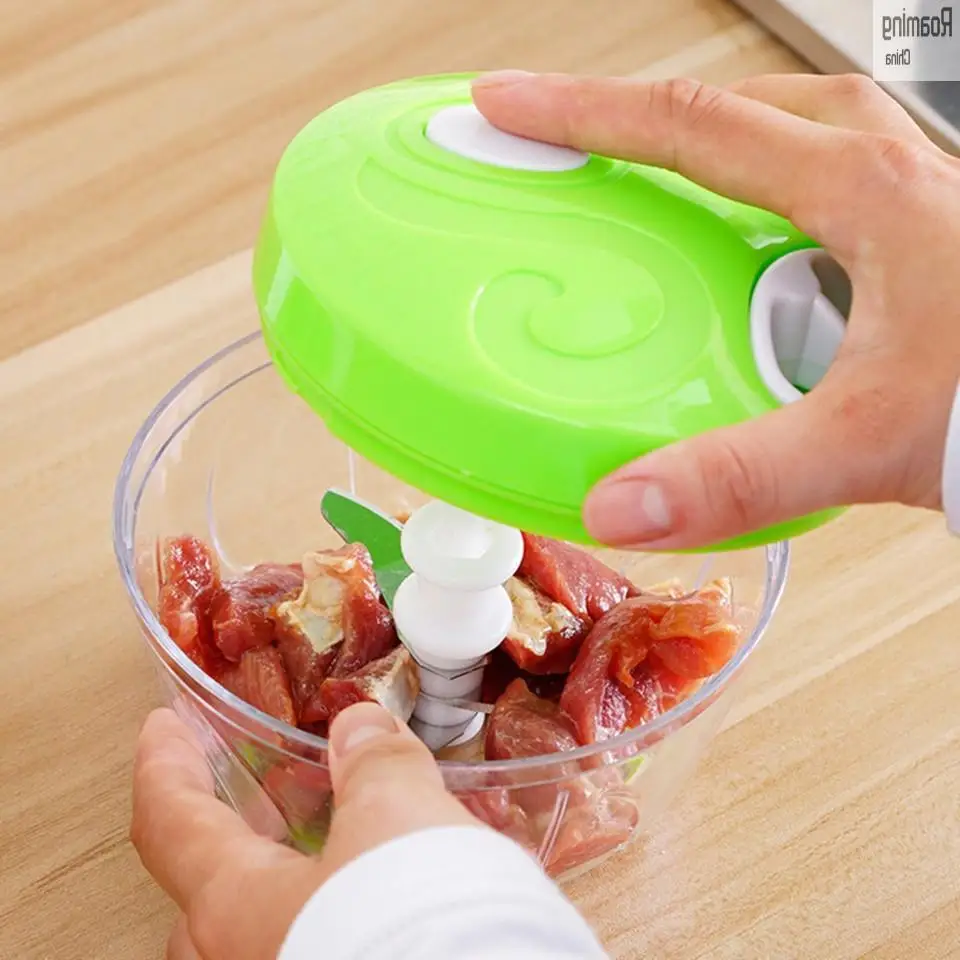 Качественный ручной шнур измельчитель для еды салатов чеснока лука слайсер