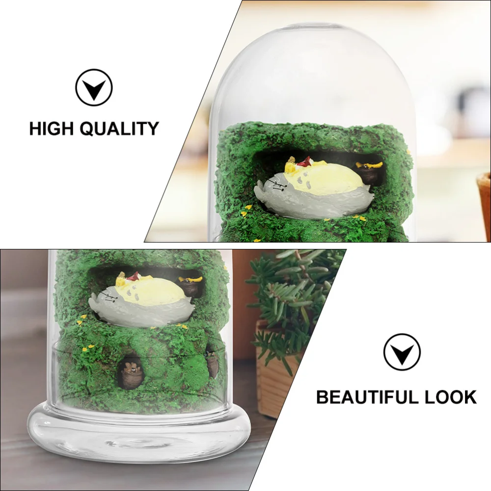 

2pcs Ecological Bottle Micro Landscape Decoration High Borosilicate Glass Bottle