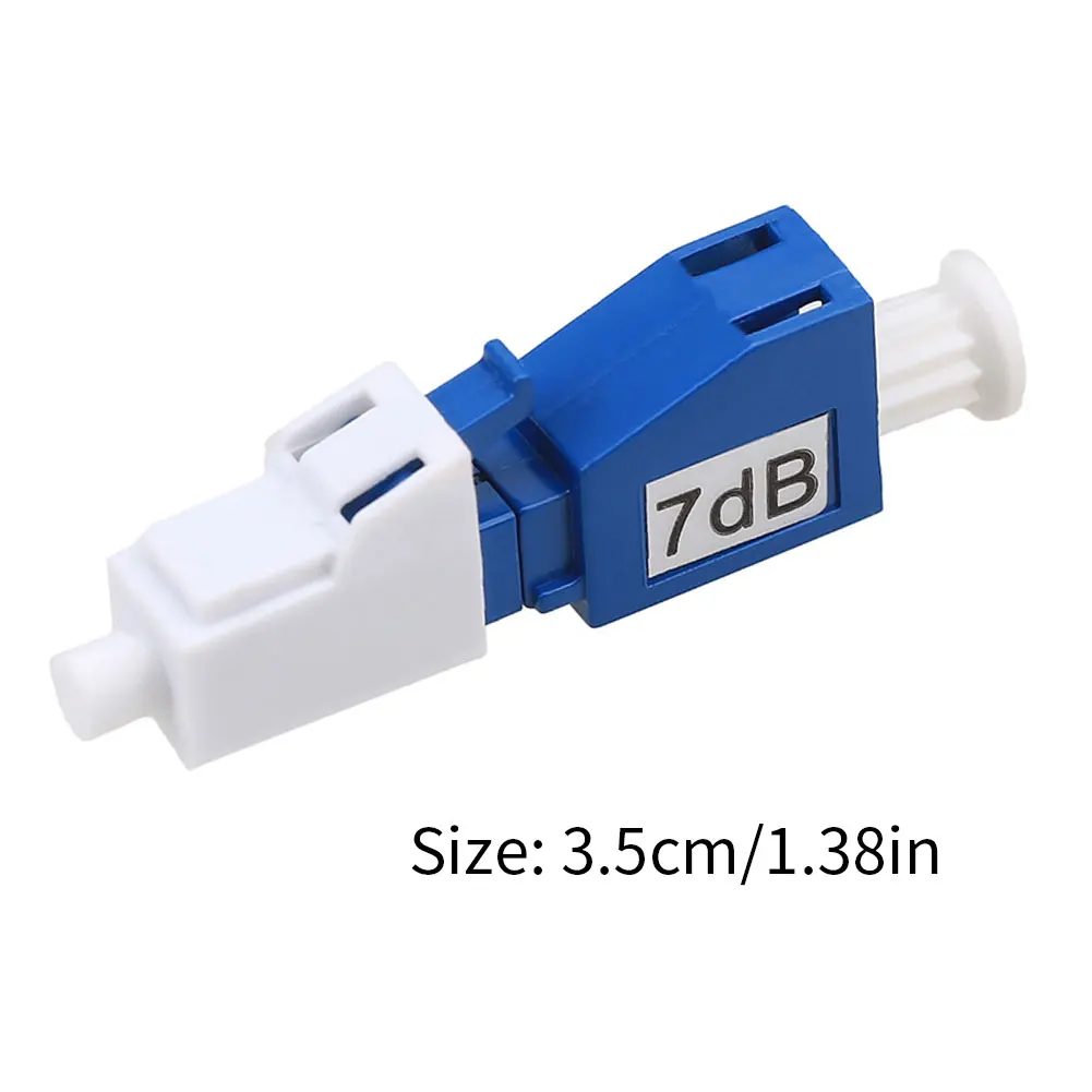

Fiber Optic Attenuator SC/UPC Male To Female Fixed Single Mode Optical Fiber Adapter 7dB For FTTH Fiber Attenuator Connector