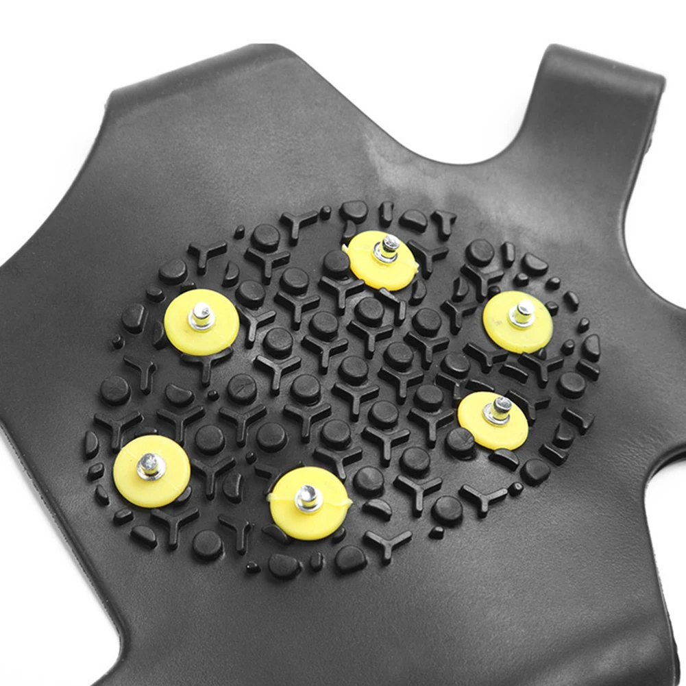 

Non Slip Shoe Cover Ice Snow Over Shoe Boot Traction Cleat Rubber Spikes Anti Slip Cover 10-Stud Slip On Stretch Footwear