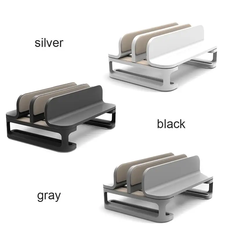 

Vertical laptop cooling bracket, aluminum adjustable width, 10-17.3 inch universal laptop cooling bracket