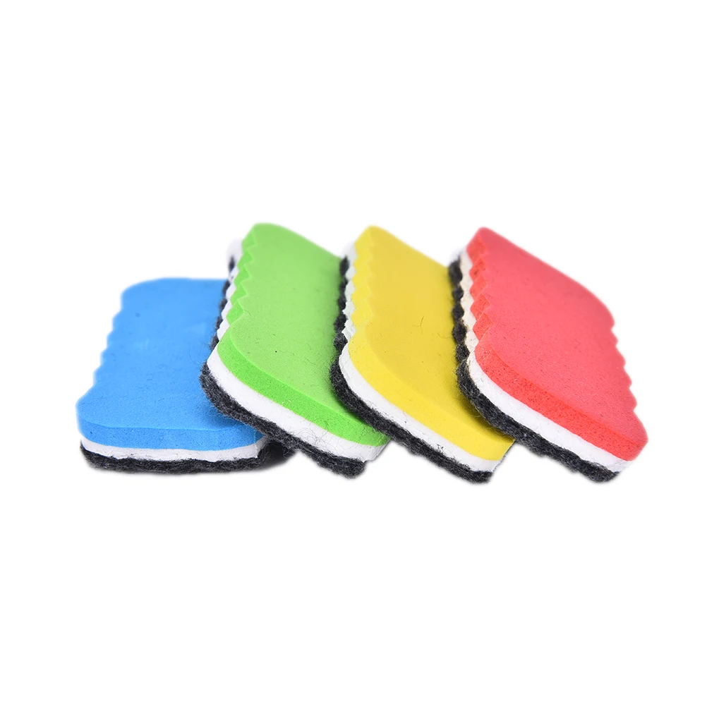 

4PCS Cute Erasers Whiteboard Blackboard Dry Wipe Marker Cleaner Drawing Draft Eraser Office School Erase Stationery Supplies