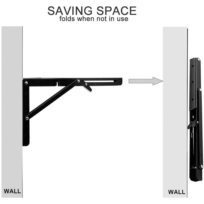 2 шт. треугольные складные кронштейны из нержавеющей стали | Обустройство дома