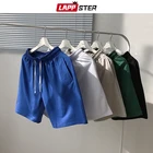 Шорты LAPPSTER мужские повседневные с графическим принтом, хлопок, спортивные короткие штаны, уличная одежда, корейская мода, лето 2022