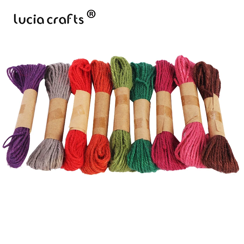 1 шт. 2 мм веревка из натурального джута пеньковая шпагат для скрапбукинга