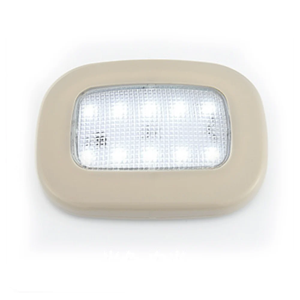 Beige(white light) Интерьерный Автомобильный USB светильник ing Auto Backl зарядка магнит на крышу интерьерный светильник квадратный купол Интерьер подходит для автомобиля потолочный светильник для чтения - Испускаемый цвет: Beige(white light)