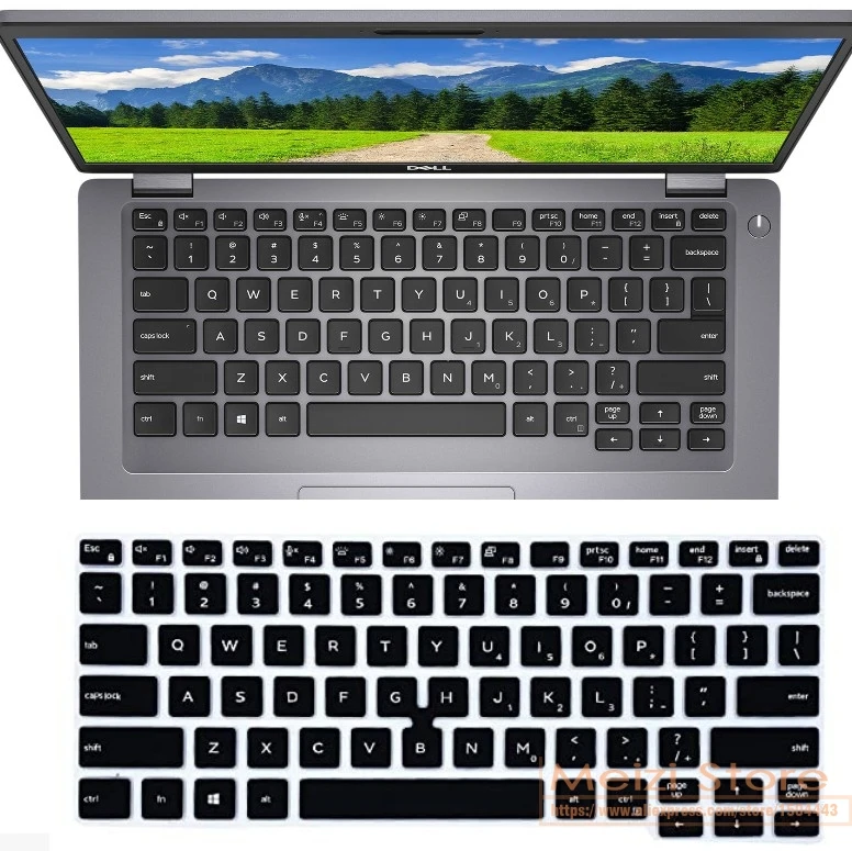

for 2021 2020 Dell Latitude 5400 5401 7400 Latitude 14 Series 5411 14'' Silicone Notebook laptop Keyboard cover protector skin