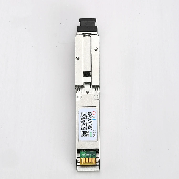 EPON SFP ONU Tx 1310/1490nm 20km SC Transceiver stick with MAC pon module