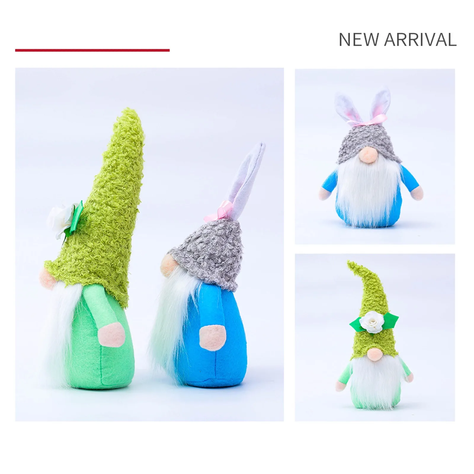 

Mother's Day Gift Valentine Spring Dwarf Faceless Doll Kawaii Gnome Home Ornament Decoration Valentine Home Decoration Accessori