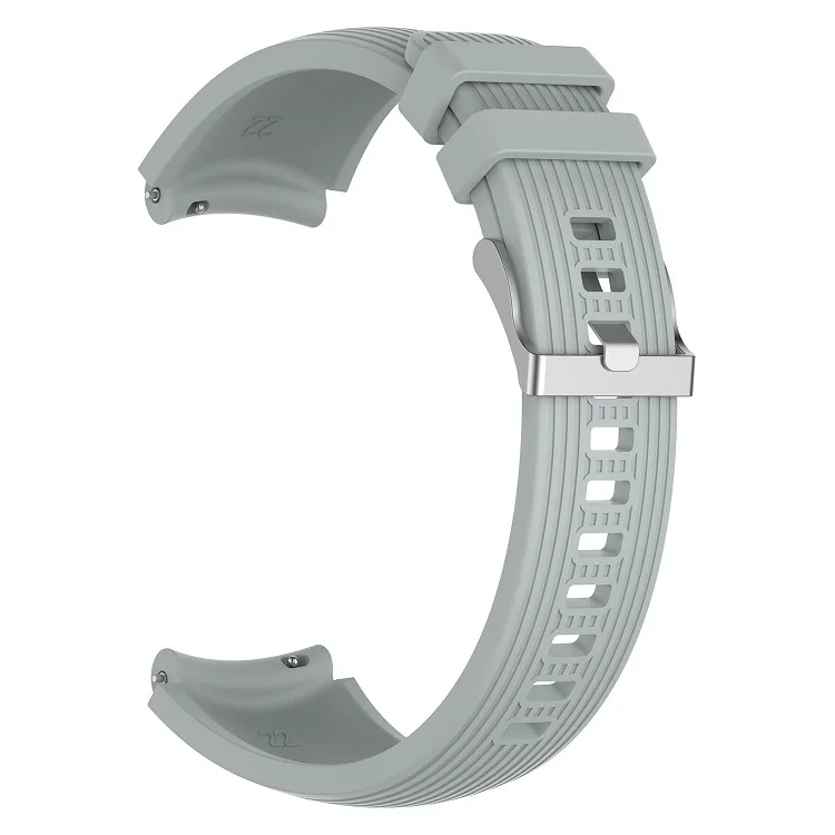 Силиконовый ремешок для LG W100 W110 W150 для Ticwatch pro сменный Браслет ремешок - Цвет: Серый